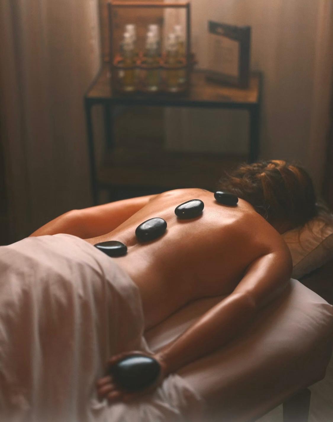 Hot stone massage at Hudson & Wood, Sheffield